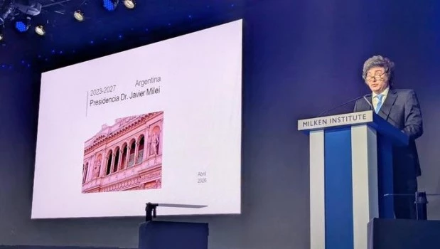 "El sueño americano no está muerto, renace en Argentina", dijo Milei en la Conferencia Global del Instituto Milken