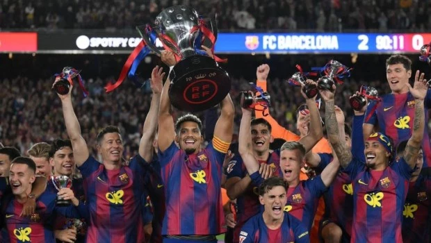 Tarde ideal para el Barcelona: derottó al Real Madrid y se consagó campeón de España