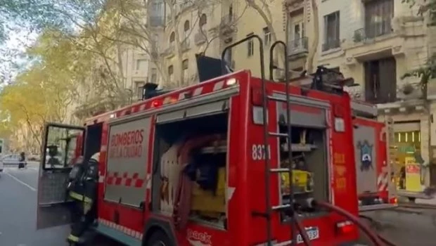 Incendio en un edificio de microcentro: 45 evacuados