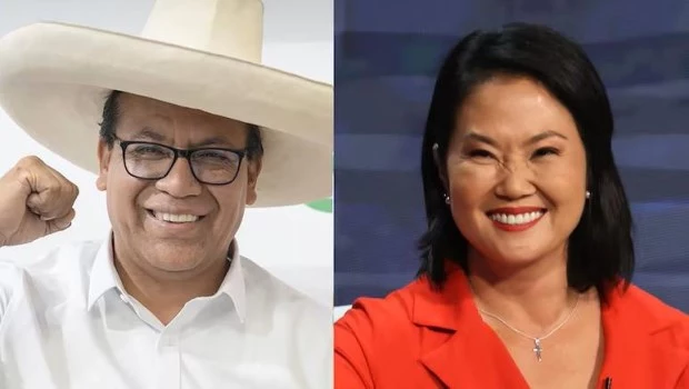 La segunda vuelta en Perú será entre Keiko Fujimori y Roberto Sánchez