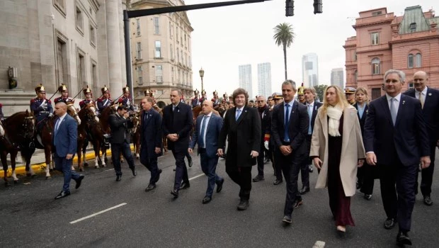 En el Tedeum, Milei logró ensayar una ansiada foto de unidad en medio de las tensiones internas