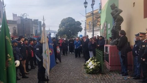 Los Bomberos Voluntarios de La Boca celebraron su día