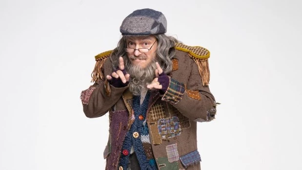 Almada como el Abuelo Joe, a horas del debut en el Gran Rex.