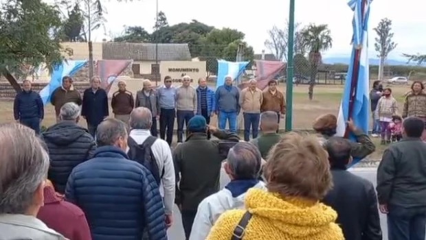 Uno de los homenajes recientes organizados en Salta a los soldados que se enfrentaron a la guerrilla en 1975.