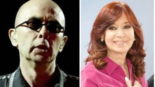 Cristina Kirchner despidió al Indio Solari con una frase de una de sus canciones: “Vivir solo cuesta vida”