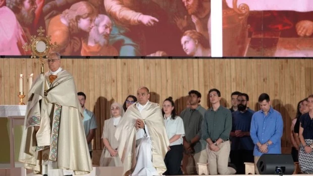 El Santo Padre presidió una vigilia de oración en Madrid de la que participaron 500.000 personas