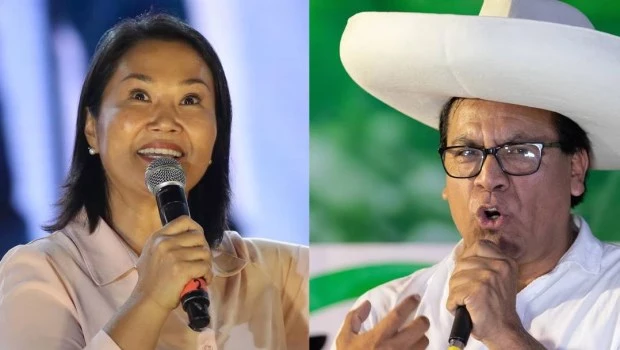 Empate técnico entre Keiko Fujimori y Roberto Sánchez en el balotaje presidencial de Perú
