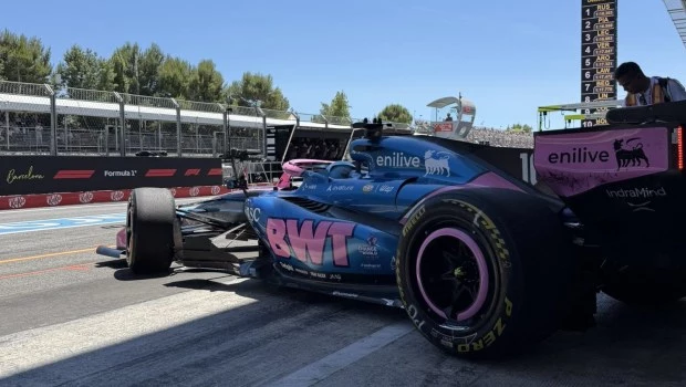Colapinto terminó décimo en la primera práctica libre del GP de España de Fórmula 1