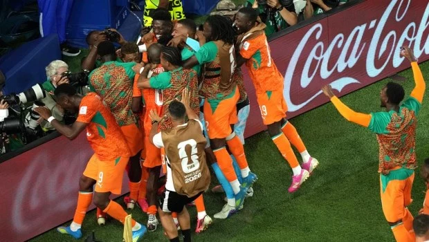 En tiempo cumplido, un zurdazo de Diallo le dio la victoria a Costa de Marfil ante Ecuador