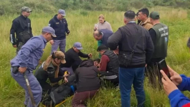 Hallan con un dron a un joven perdido en un monte de Chaco