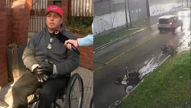 Atropelló a un hombre que iba en silla de ruedas y se dio a la fuga
