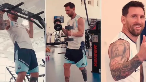 Messi arrancó sus 39 años con un video a puro entrenamiento