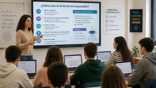 El punto débil de la IA en las aulas: solo el 10 % de los alumnos verifica siempre la información