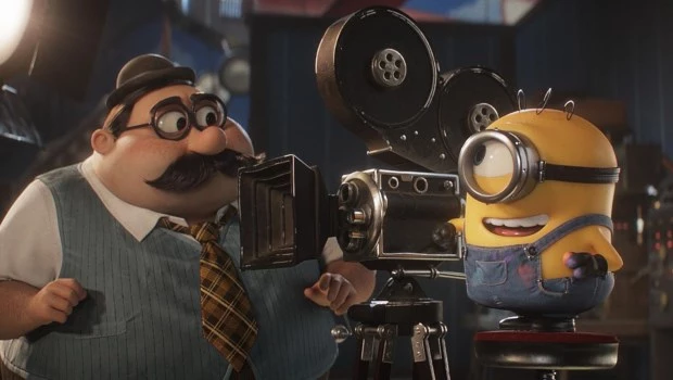 Tal vez los niños del público no entenderán las múltiples referencias a la historia grande del cine.
