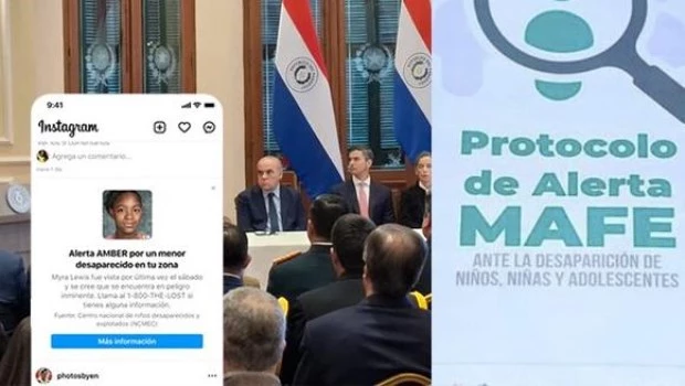 Paraguay y Meta presentaron un sistema de alerta temprana para hallar a niños desaparecidos