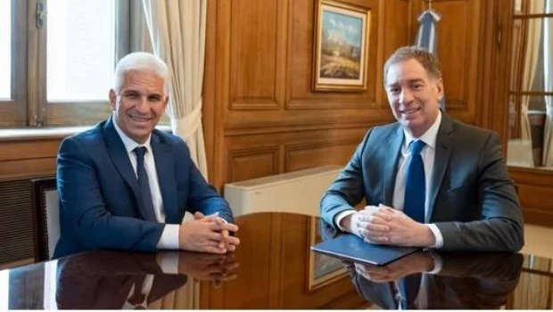 Santilli se reunió con el gobernador de San Luis por la reforma electoral y de la Carta Orgánica del Banco Central