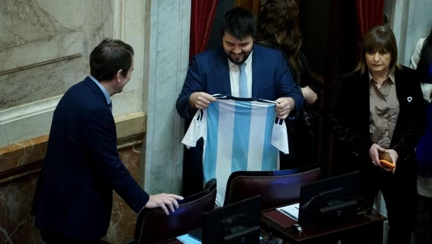Senado: aplausos a la Selección e insólito apoyo al “Chiqui” Tapia