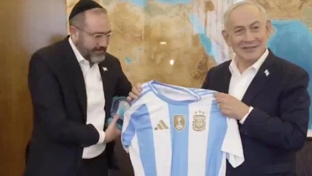 Netanyahu, a Milei: "Apoyamos a la Argentina, ¡buena suerte!"