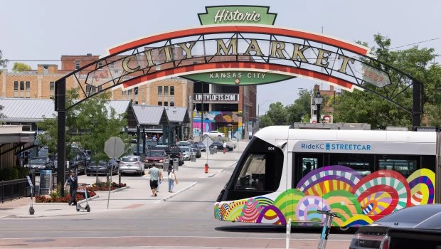 El City Market de Kansas, una de las ciudades por las que pasó la Selección argentina.