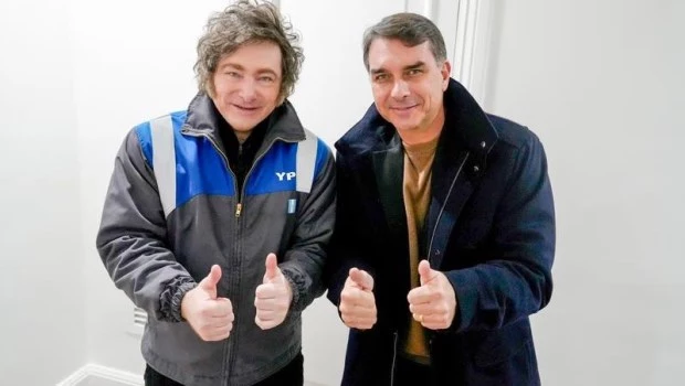 Milei viaja a Brasil: visita San Pablo y encuentro con Flavio Bolsonaro