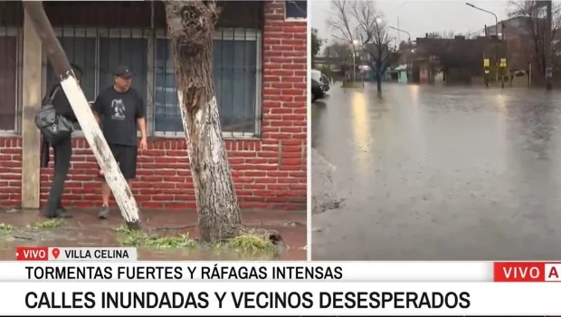 Fuertes tormentas provocan anegamientos y complicaciones en el AMBA mientras continúa el alerta meteorológico