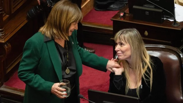 Las senadoras Patricia Bullrich y Juliana Di Tullio se cruzaron en medio del debate en el recinto.