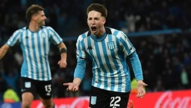 Baltasar Rodríguez marcó siete goles en 88 partidos con la camiseta de Racing.