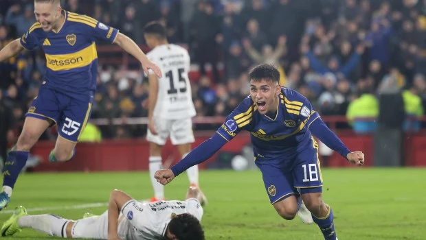 Boca remontó y se floreó ante Recoleta por los octavos de la Copa Sudamericana