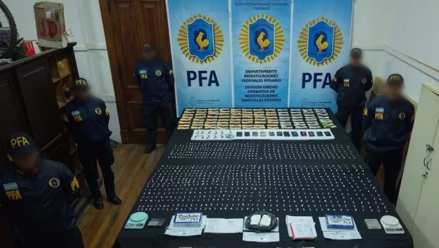 Golpe al narcotráfico: desarticularon una banda en Rosario