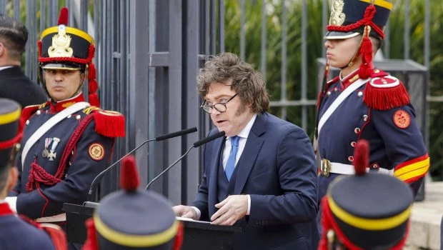 Milei homenajeó a San Martín: "Hoy la libertad se enfrenta a nuevos enemigos, internos y externos"