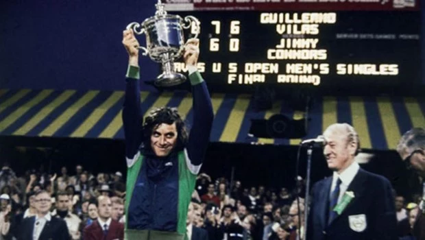 Guillermo Vilas, el mejor tenista argentino de la historia, ganó el US Open en 1977.