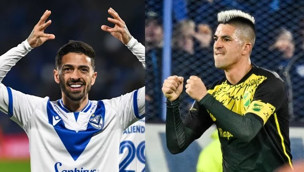 Manuel Lanzini puso en ventaja a Vélez y Leandro Fernández igualó para Defensa.
