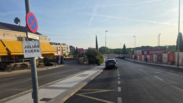 Aparecieron carteles contra Julián Álvarez en la práctica del Atlético de Madrid