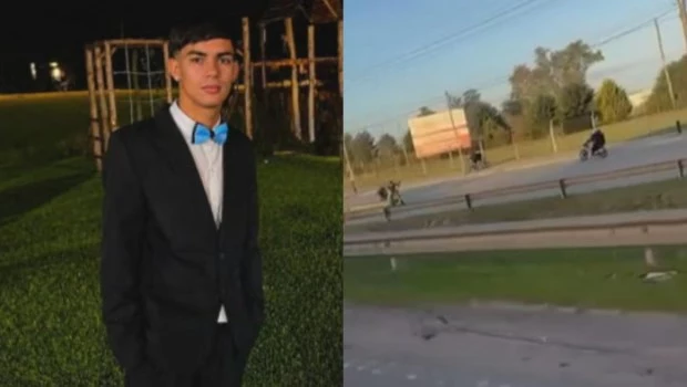 Mauro Cubillas participaba de un evento de motociclistas cuando embistió a un hombre que sufrió una fractura en una de sus piernas.