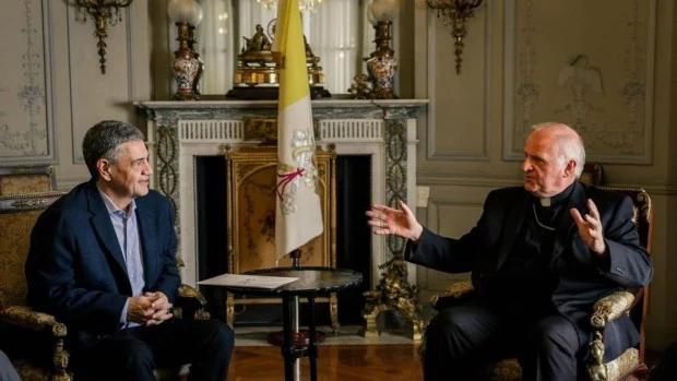Jorge Macri se reunió con el nuevo nuncio apostólico Michael Wallace Banach