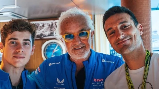 Scaloni se mostró junto a Colapinto en Monza