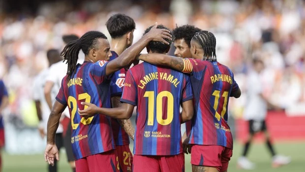 Barcelona aplastó a Valencia y tiene puntaje ideal en La Liga