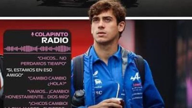 Colapinto explotó por radio contra Alpine y reclamó intercambiar posiciones con Gasly