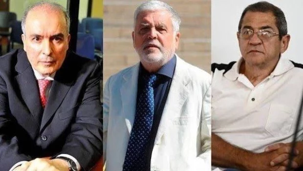 José López, Julio De Vido y Sergio Schoklender.