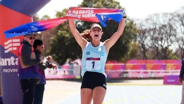 Catalina Serio se llevó el oro en el pentatlón moderno femenino.