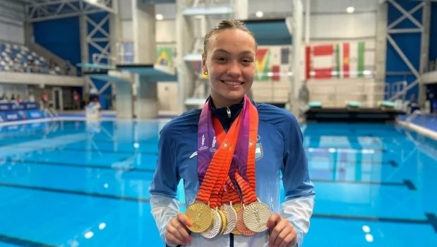 Cecilia Dieleke, la séptuple medallista suramericana: “Las medallas son material, la diversión me la llevo en el corazón”