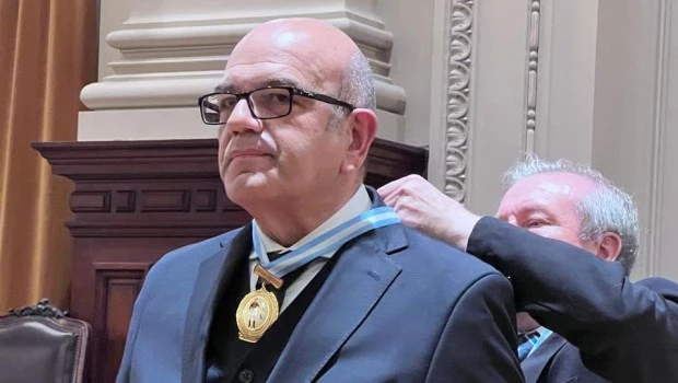 El colaborador de La Prensa Diego Barovero fue designado Académico honorario de la Academia Belgraniana