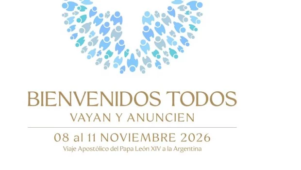 "Bienvenidos todos. Vayan y anuncien" es el lema de la visita apostólica de León XIV