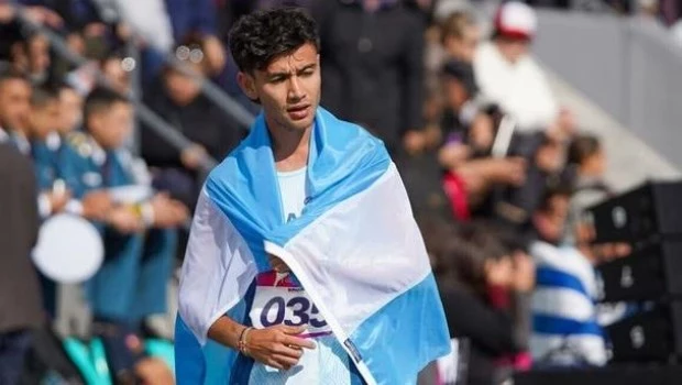 Juegos Suramericanos: Matías Reynaga ganó la primera medalla argentina en atletismo