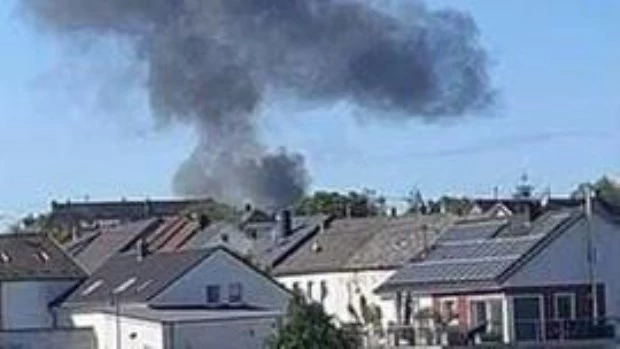 Un caza F-16 de Estados Unidos se estrelló cerca de una base en Alemania y el piloto logró eyectarse