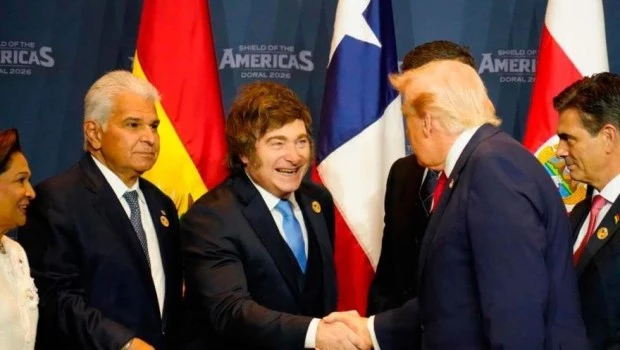 Trump y Milei, juntos en el Escudo de las Américas: el elogio del presidente de EE. UU. a su par argentino
