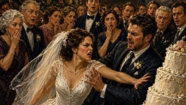 Una boda en España terminó en una batalla campal