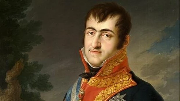 Retrato de Fernando VII con uniforme de capitán general..