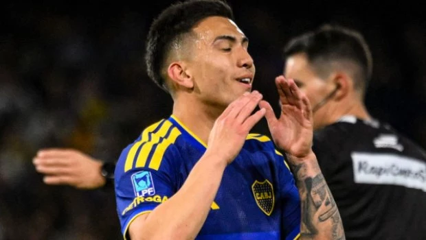 Nueva baja en Boca: se desgarró Alan Velasco