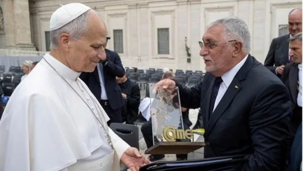 El presidente de CAME visitó al papa León XIV y le informó sobre la situación de las pymes